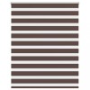 Jaluzea tip zebra, 140 x 175 cm, cafeniu