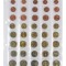 Set 2 folii pentru monede, Compact A4, pentru 5 seturi de la 1cent la 2 euro