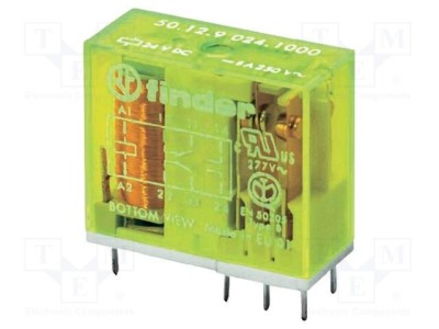 Releu electromagnetic DPDT 48VDC 15A Finder foto