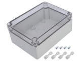 Carcasă Universală Policarbonat 125x175x75mm Transparentă