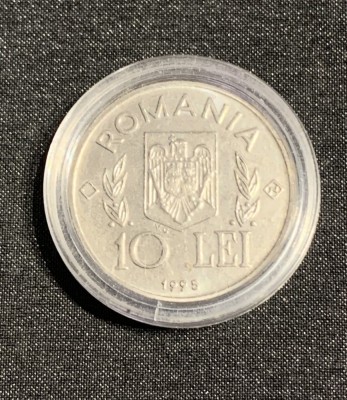 Moneda 10 lei 1995 FAO foto