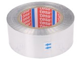Bandă Reparatoare Gri Acril Aluminiu 50mm x 50m