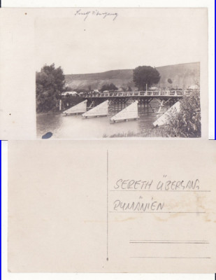 Pod peste Siret- militara WWI, WK1- foto