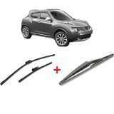 Cumpara ieftin Set 3 stergatoare NISSAN JUKE (F15) 2010-2019, pentru parbriz si luneta, Bosch Twin