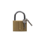 Lacat auriu 75mm cu 3 chei, rezistent si usor de folosit