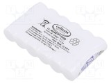 Acumul: Ni-MH AA 7,2V 1500mAh urechi pentru lipire