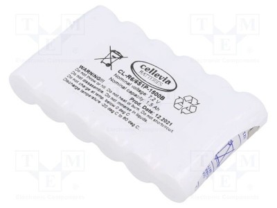 Acumul: Ni-MH AA 7,2V 1500mAh urechi pentru lipire foto