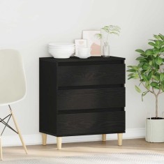 vidaXL Buffet cu sertar Stejar Negru 60 x 35 x 70 cm Lemn compozit