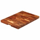 VidaXL Tocător, 60x42x4 cm, lemn masiv de acacia