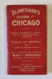 BLANCHARD &#039;S GUIDE TO CHICAGO , HOUSE NUMBERS and NAMES ...PLACES OF INTEREST , MAP OF CHICAGO , CCA. 1900