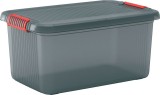 Box s vekom KIS K Latch L, siv&yacute;/oranžov&yacute;, 39x59x28 cm