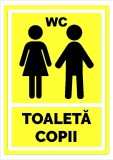 Indicator galben toaleta copii