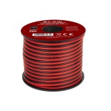 Cablu pentru difuzor, Blow, 2 mm x 1.5 mm x 25 m, Rosu/Negru