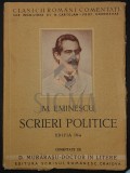 MIHAI EMINESCU ( comentat de D. Murarasu )