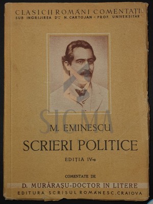 MIHAI EMINESCU ( comentat de D. Murarasu ) foto