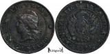 1893, 1 centavo - Argentina, America Centrala si de Sud