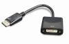 CABLU video GEMBIRD, adaptor DisplayPort (T) la DVI-I DL (M), 10cm, rezolutie maxima Full HD (1920 x 1080) la 60Hz, negru, &quot;AB-DPM-DVIF-002&quot; (timbru v