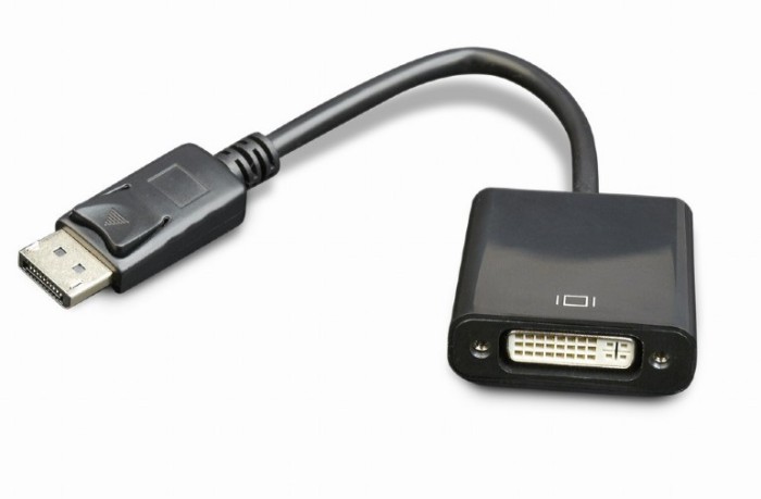 CABLU video GEMBIRD, adaptor DisplayPort (T) la DVI-I DL (M), 10cm, rezolutie maxima Full HD (1920 x 1080) la 60Hz, negru, &quot;AB-DPM-DVIF-002&quot; (timbru v