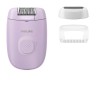 Epilator Philips BRE237/00, Alimentare Retea, Corp, Pensete, Lila