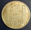 (A123) MONEDA DIN ARGINT FRANTA - 10 FRANCS FRANCI 1939, 10 GRAME, PURITATE 680, Europa