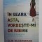 IN SEARA ASTA , VORBESTE - MI DE IUBIRE de ELIN HILDERBRAND , 2019