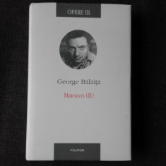 OPERE III, MAROCCO - GEORGE BALAITA