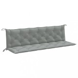 Cumpara ieftin Perna banca de gradina 2db melanj gri deschis 200x50x7cm textil