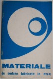 Materiale de sudare RSR - Carte tehnica anticariat