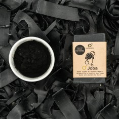 O&rsquo;Joba Sapun de fata cu carbune vegetal, pentru piele predispusa la imperfectiuni si pete, potrivit și pentru gravide, O&#039;naturalis, 100 g