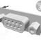 Conector D-Sub 9 pini soclu mamă THT AMPLIMITE TE Connectivity dimensiune 1 (DE)