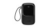 Baseus Qpow Digital Display Power Bank cu &icirc;ncărcare rapidă 20000mAh 20W QC/PD/SCP/FCP cu cablu Lightning &icirc;ncorporat negru