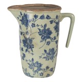 Cumpara ieftin Carafa decorativa ceramica albastra 22x14x22 cm