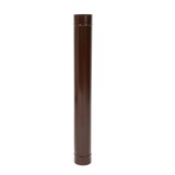 Burlan evacuare fum, tabla emailata, FI, 120 x 1000 mm, maro lucios