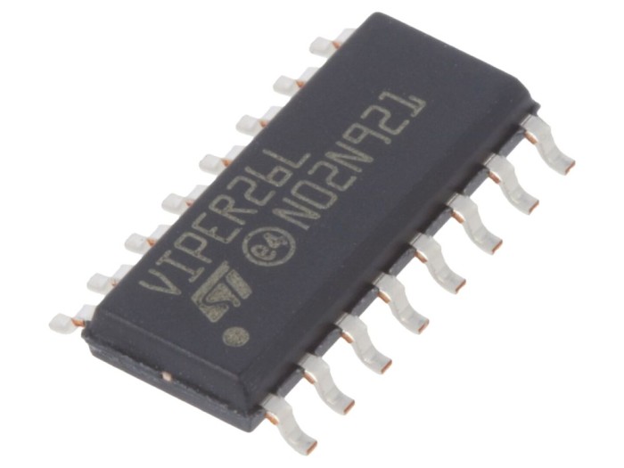 Driver PWM Buck-Boost Flyback Controller 3A 800V SO16