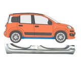 Prag metalic Fiat Panda (319), 05.2012-, partea Dreapta, forma de potrivire pentru piloni, Aftermarket, Rapid