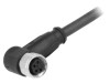 Conector M8 mamă 4 pini unghi 90&deg; cu cablu 7,5m HARTING