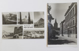 Lot 2 Carti Postale RPR Aiud - Anii 1960-1970 (VEZI DESCRIEREA), Circulata, Fotografie