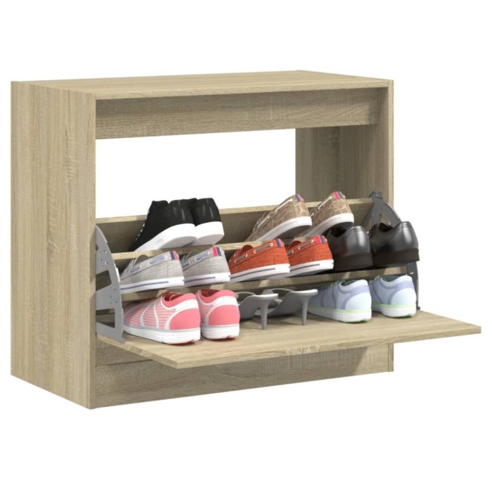 Pantofar, stejar sonoma, 80x42x69 cm, lemn prelucrat