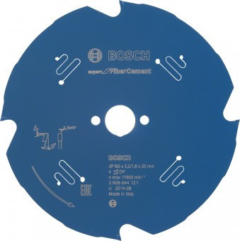 Bosch Panza ferastrau circular Expert for Fiber Cement, 160x20x2.2mm, 4T - 3165140796873 foto