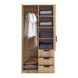 Sifonier Eiselfing 176x80x52 cm 2 usi 3 sertare [en.casa] HausGarden Leisure