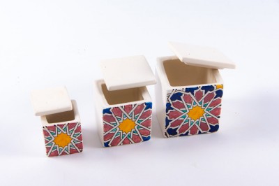 Set 3 recipiente pentru condimente | floare stea foto