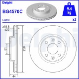 DELPHI BG4570C Disc frana