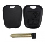 Set 2 bucati - Carcasa cheie Topautochei&amp;#174; compatibila cu Citroen C1 C2 C3 Saxo Xsara Picasso Berlingo cu lamela detasabila