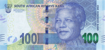 Bancnota Africa de Sud 100 Rand (2015) - P141b UNC foto