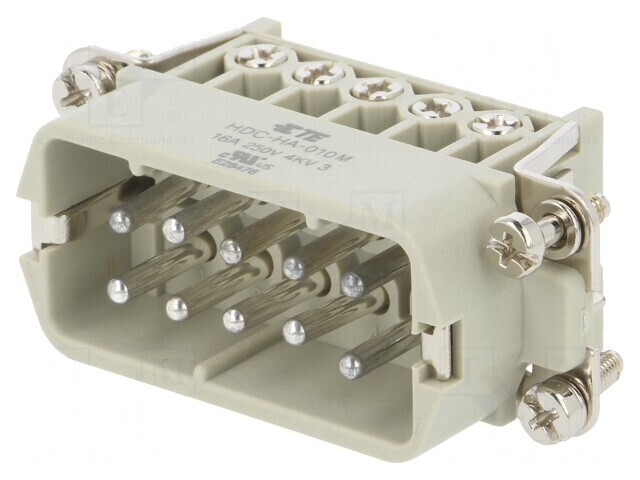 Conector HDC Inserturi Contact Tată 10P 16A