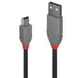 Cablu Lindy 3m USB 2.0 Type A to Mini B