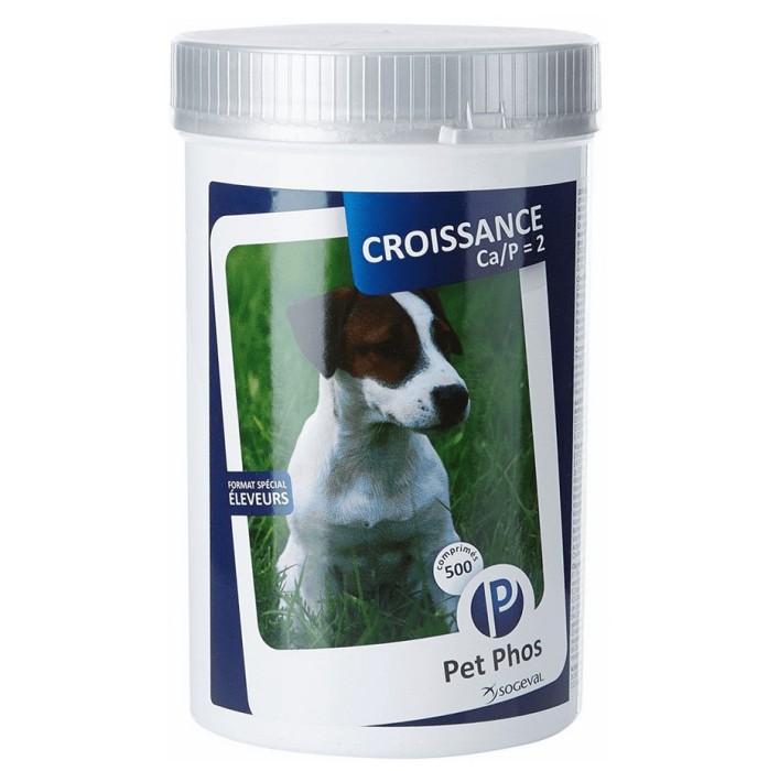 Pet Phos CA P2 500TB , Vitamine Calciu caini