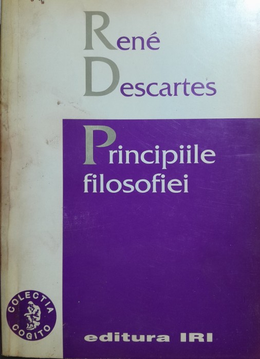 DESCARTES PRINCIPIILE FILOSOFIEI