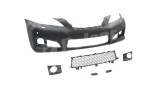 Set bara fata Lexus Is, 03.2013, cu rama crom, cu gauri spalator si senzori parcare; grunduit, de vopsit; Tip F-Sport; cu grile inferioare; Cu