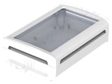 Carcasă desktop BOPLA BoVersa policarbonat 80x125x42mm IP68 alb transparent
